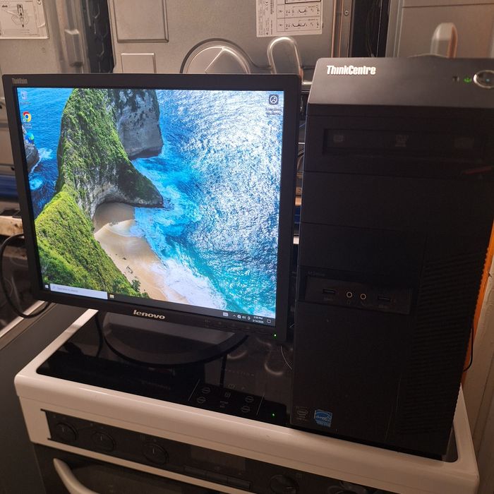Компютър леново i7 - 120gb ssd - 500gb hard - 8ram