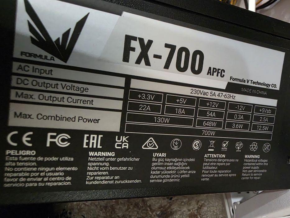 Core i5 12400F. Asrock H610