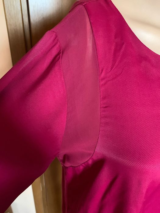 Дамска риза Massimo Dutti, цвят фуксия, размер L