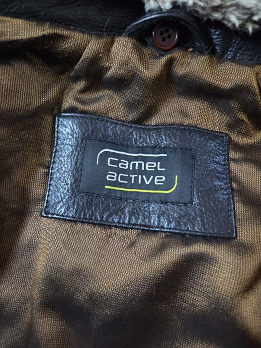 Geaca piele naturala bărbați.xl CAMEL.