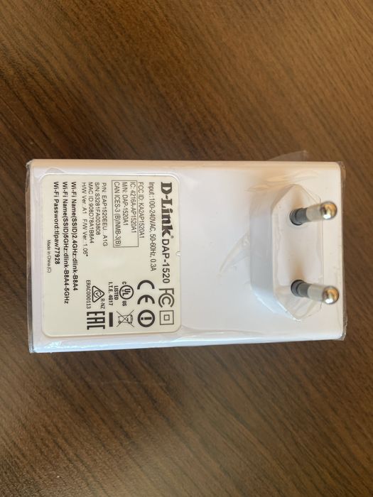 Range Extender Wireless D-link DAP-1520, Dual-Band, AC 750Mbps