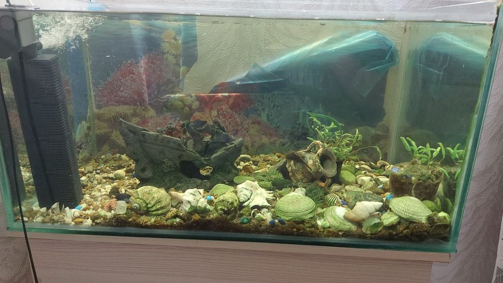 Аквариум с тумбой большой
