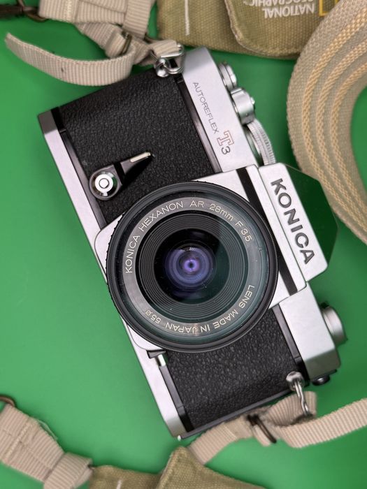 Konica T3 cu obiective hexanon
