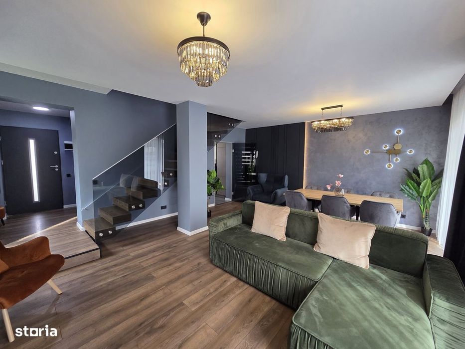 Vilă premium 4 camere + grădină privată + 2 parcări - Popesti-Leordeni