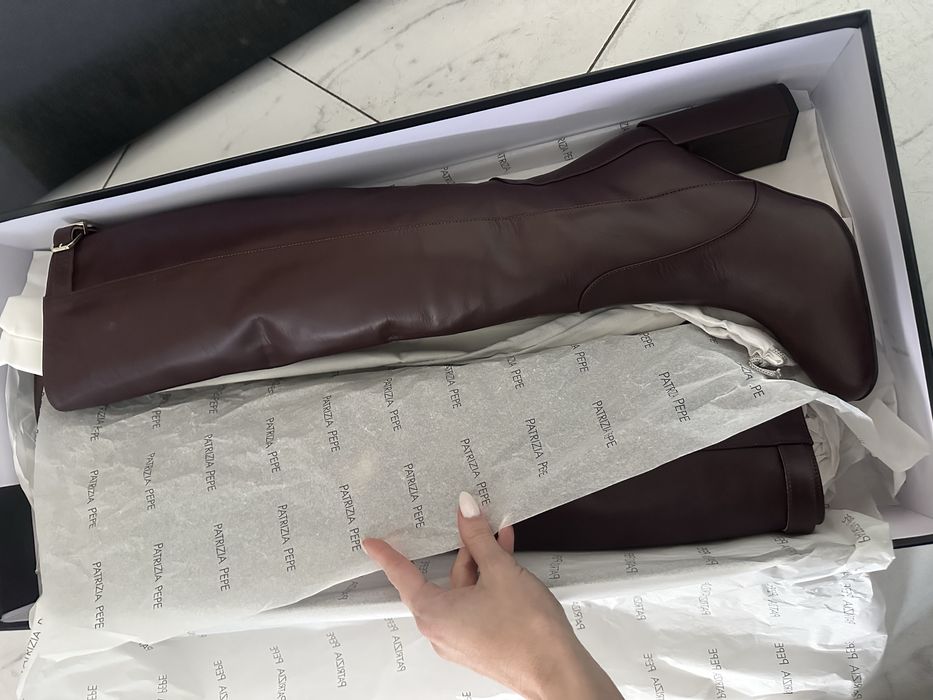 Patrizia pepe ботуш, нов, естествена кожа