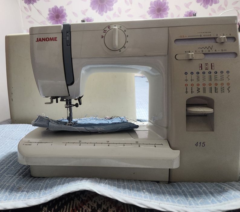 Б/у швейная машина janome 415