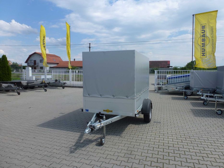 Remorca Humbaur cu sistem de franare