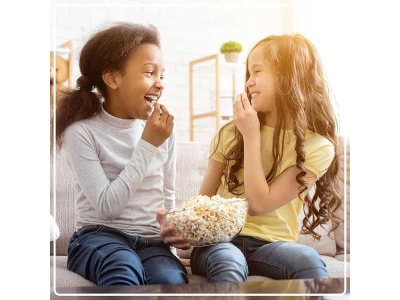 Машина за Пуканки с Горещ Въздух Nostalgia, 1.9L, Червена