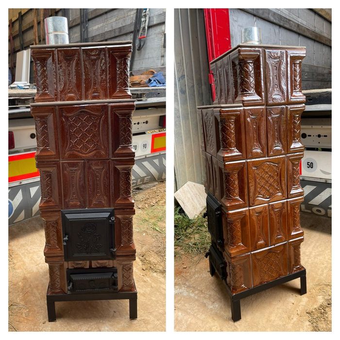 SOBE de teracotă de calitate , CĂRĂMIDĂ pentru sobe de teracotă