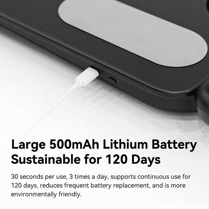 Cantar personal Smart Fitdays 8 Electrozi Analiza Corporala Bluetooth