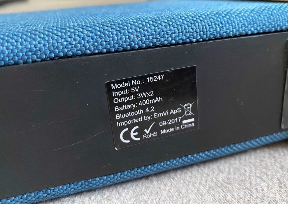 Boxa bluetooth wireless stereo - necesita inlocuita bateria