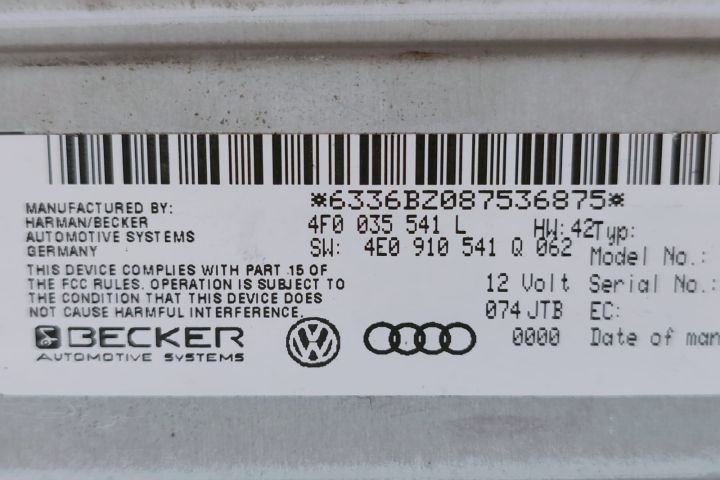 Modul Radio  4F0035541L / 4E0910541Q Audi A6 4F/C6 (facelift) seria
