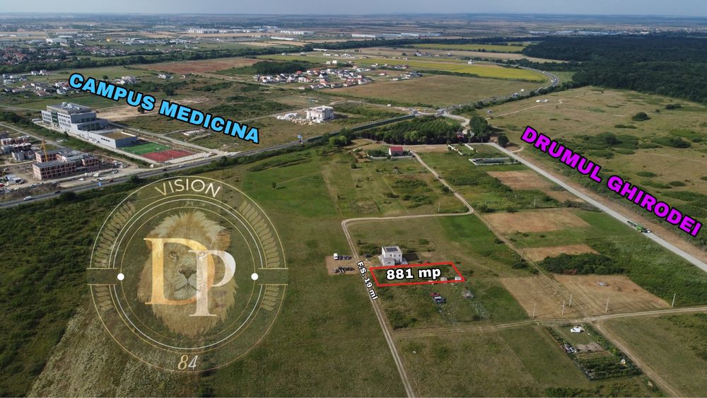 Parcela de teren in Mosnita Veche hotar cu Ghiroda