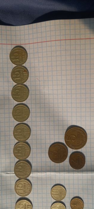 Eski SSSR davridagi tangalar bor