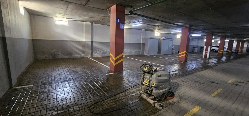 Уборка паркингов, боксов, помещений