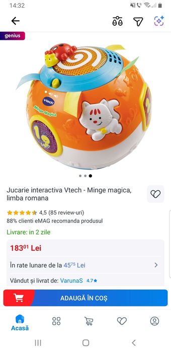 Minge interactiva romana