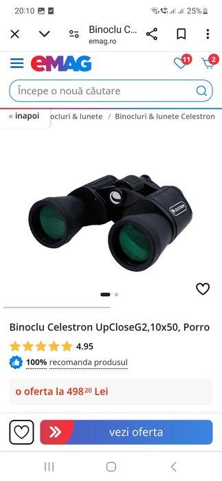 Binocular Upclose G2 10×50