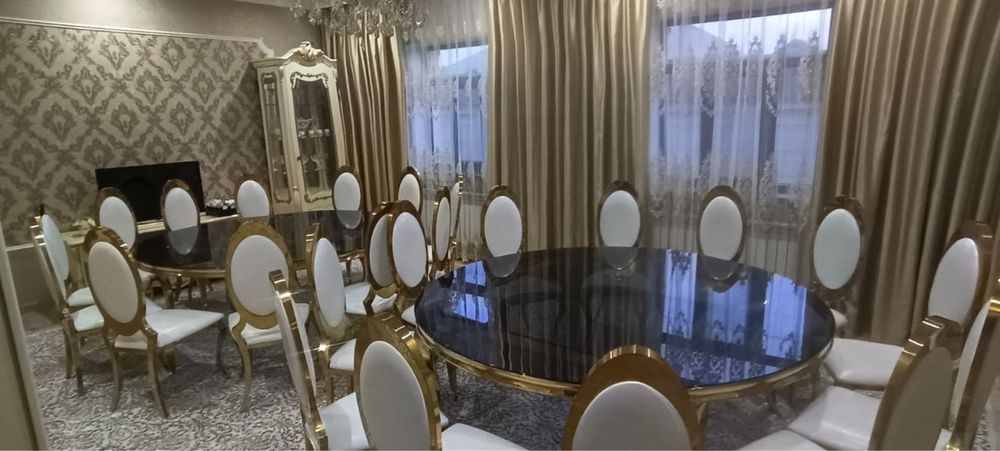 Прокат стол стулья посуды