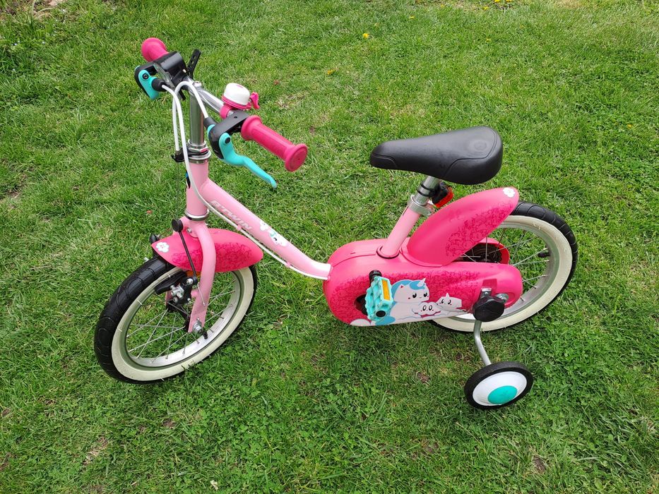 Детски велосипед от Декатлон 14 инч за момиче