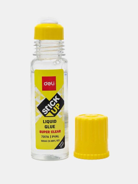 Клей канцелярский Deli 100 мл — упаковка 12 штук