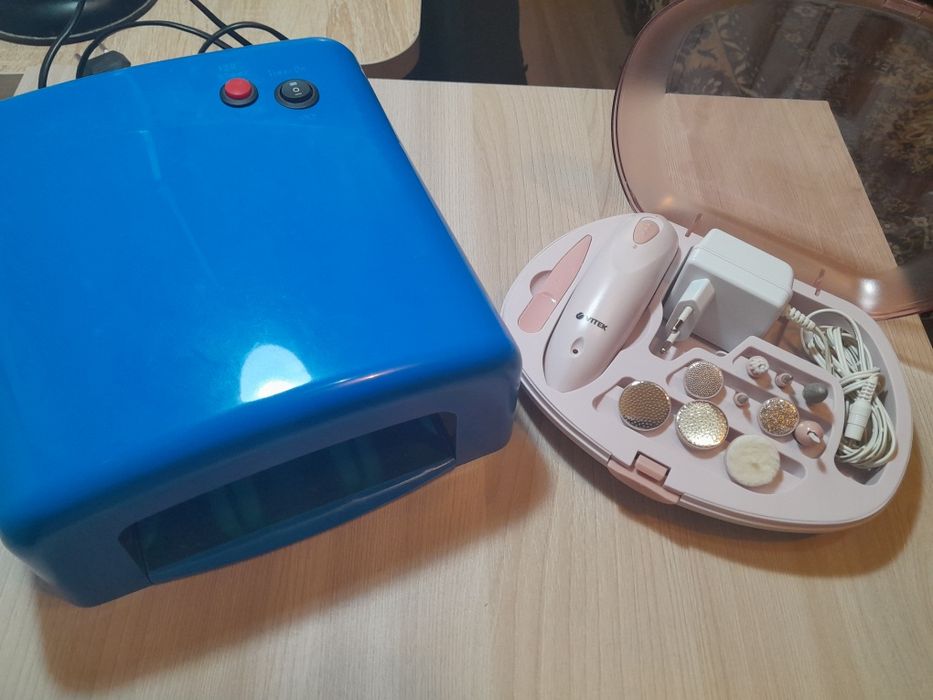 UV лампа+набор для педикюра