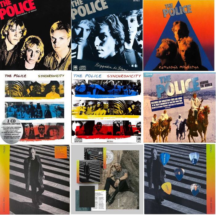 The Police - Sting - Colectie CD Bluray
