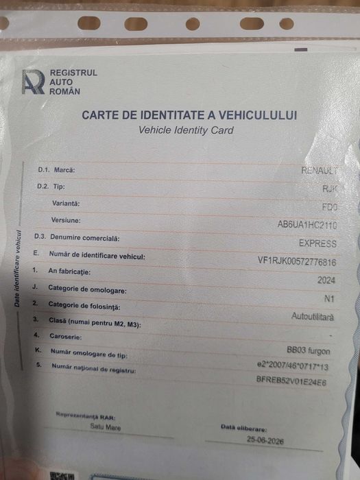 Renault express 2024 1.5 diesel