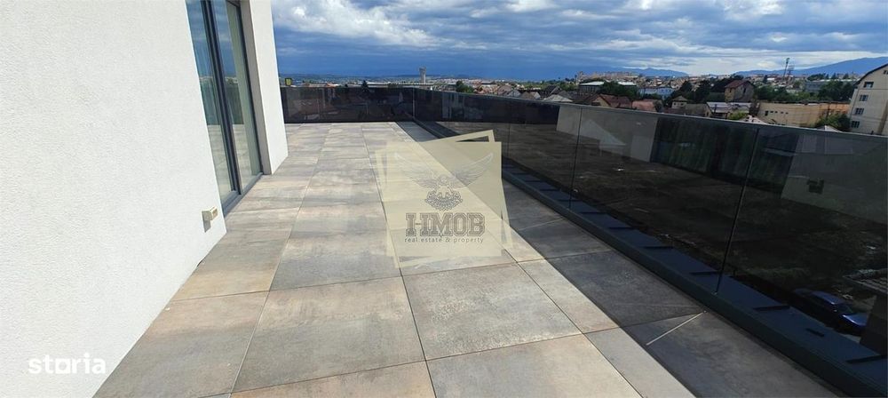 Penthouse cu 3 camere 3 bai si terasa 88 mp in zona Lazaret