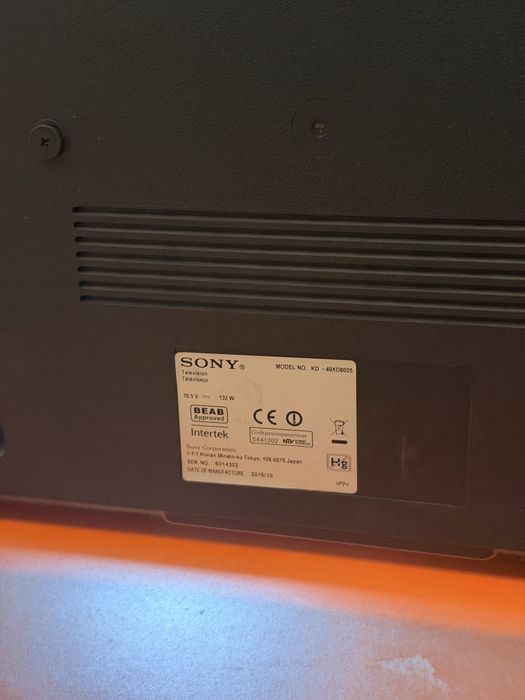 Sony KDL-49XD8005 49" 4K Ultra HD LED TV BRAVIA, XR 200Hz
