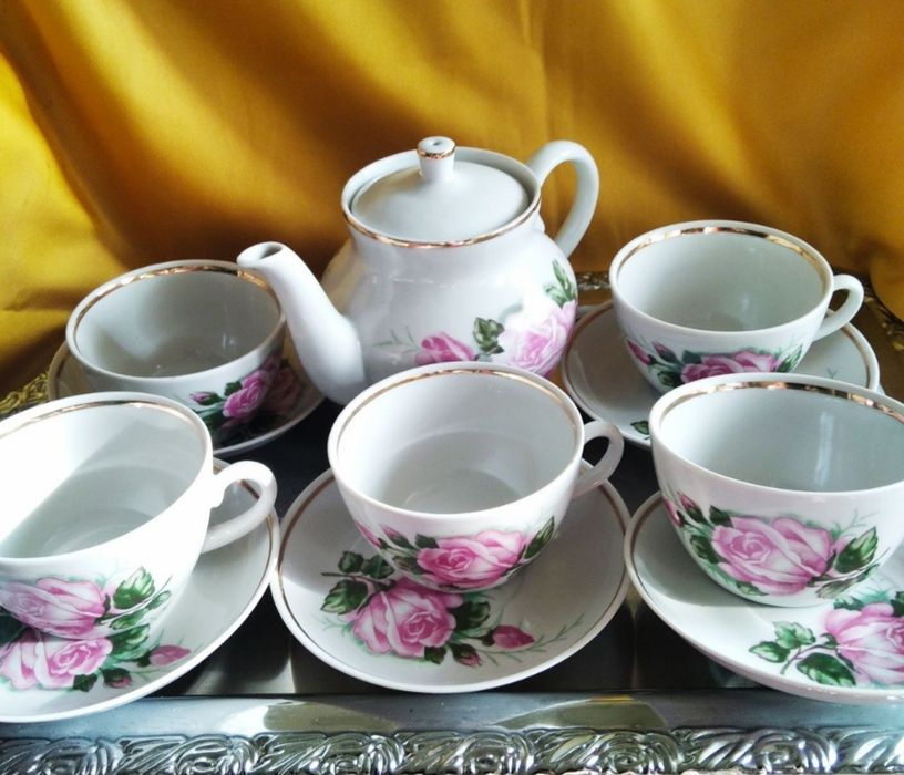 Красивые чайные сервизы, Дулево