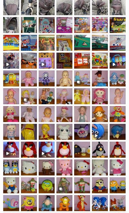 Играчки-плюшени,колички,фигурки