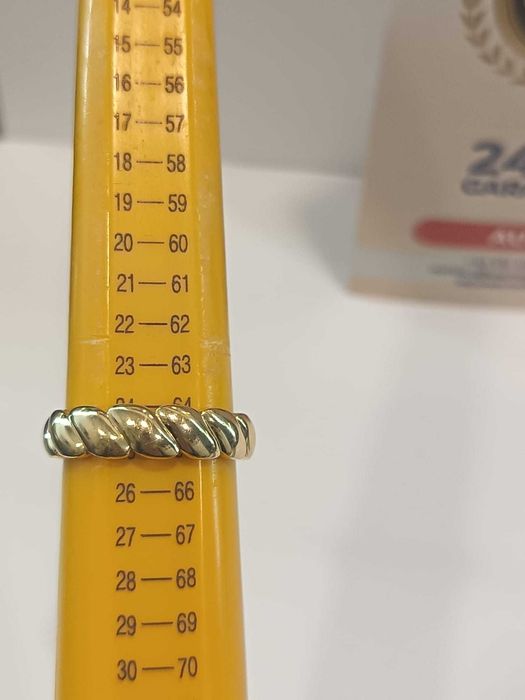 (AG41) Inel aur, 14K b5676 Certificat de garantie
