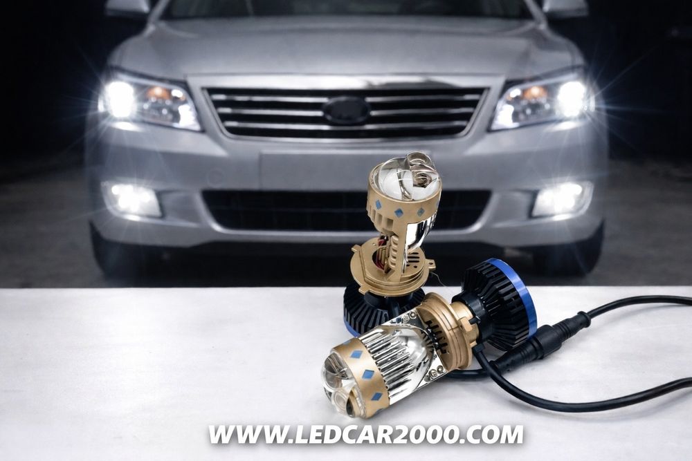 Лед Крушки Н4 Line Т8 super MAX Led Laser + Подарък Т10