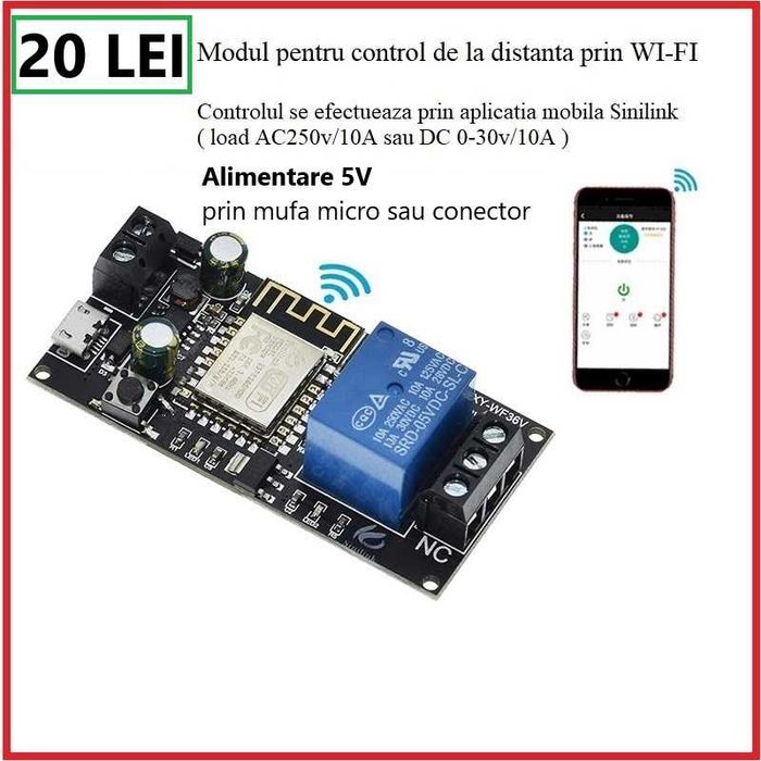 Modul wireless control de la distanta