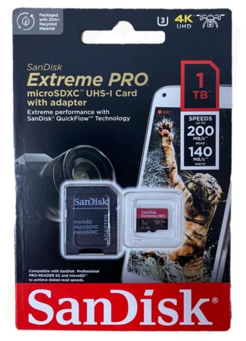 Микро sd флешки Sandisk extrem pro 200mb/s