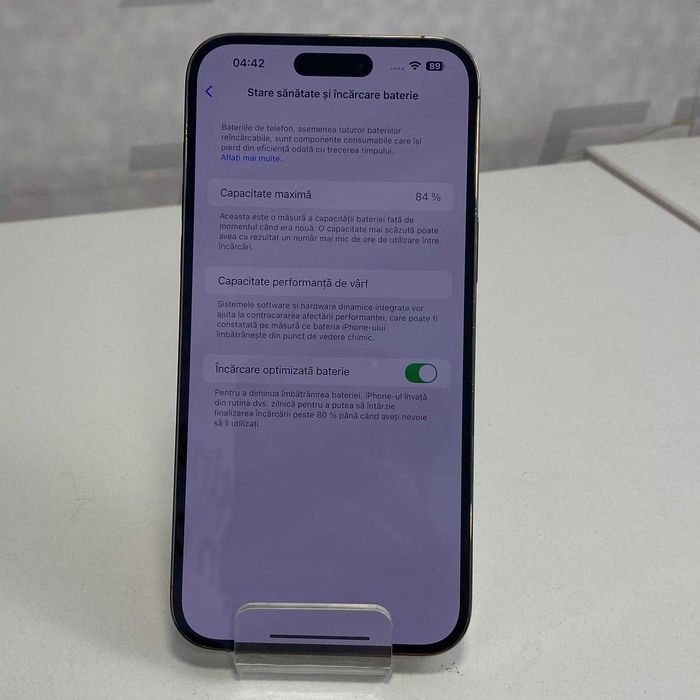 (AG13)Telefon Apple iPhone 14 Pro Max 84% baterie (b.55820) Garantie 2 ani!