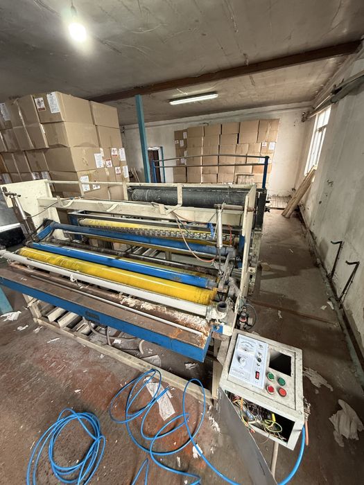 Станок туалетной бумаги. С перферацией