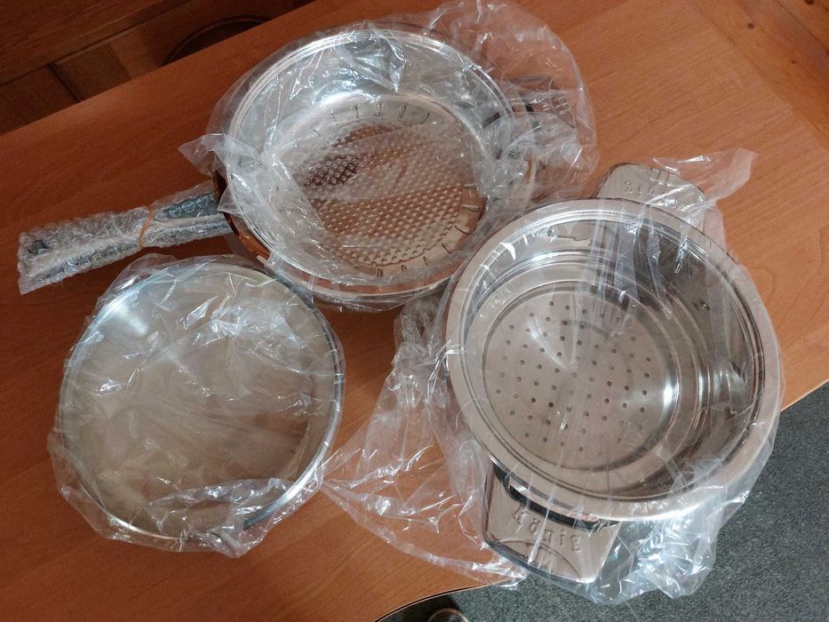 Vand set vase noi inox, originale König (Austria)