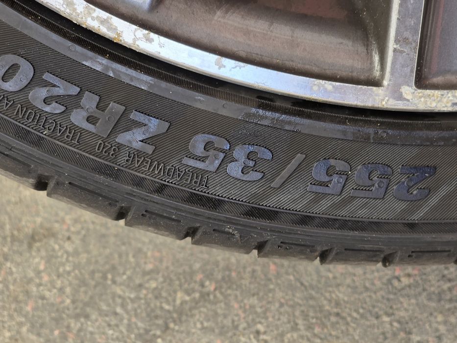 Vand set de anvelope cu jante AMG, 20, in doua marimi, cu anvelope ap