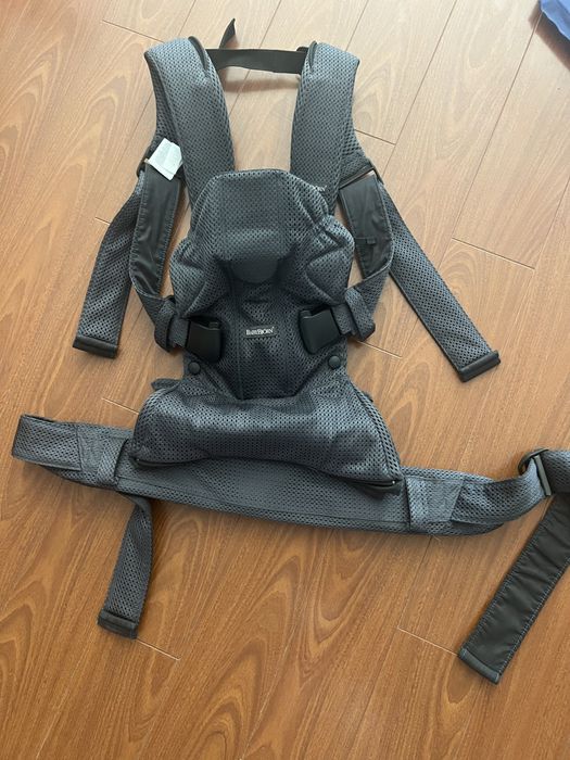 Marsupiu BabyBjörn One Air gri antracit