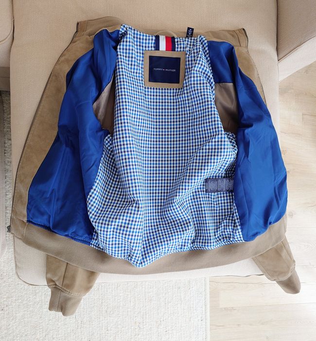 Geacă toamnă Tommy Hilfiger piele ecologică mărimea M