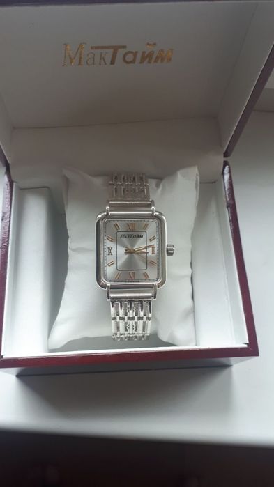 Серебряные часы мактайм.