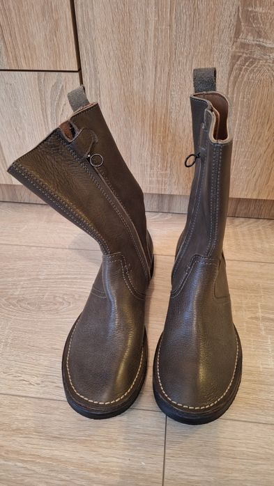 Cizme piele maro 38 înguste