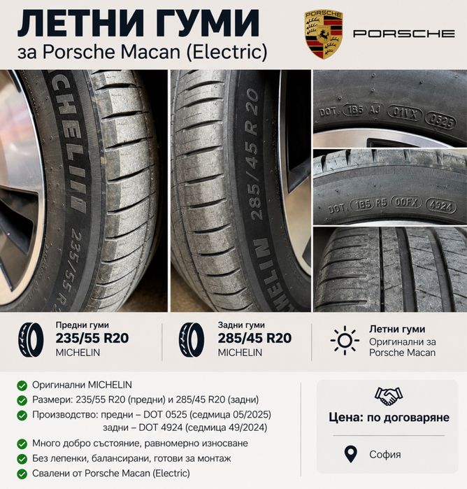 Лерни гуми за Порше Макан Електрик