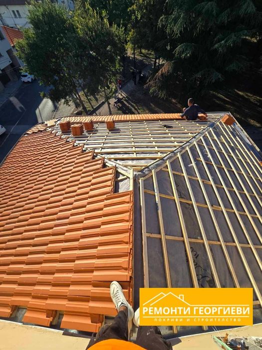Ремонт на покриви в софия