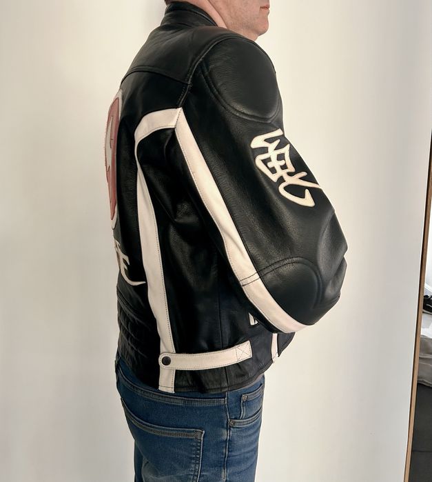 Geaca moto piele mărimea XL