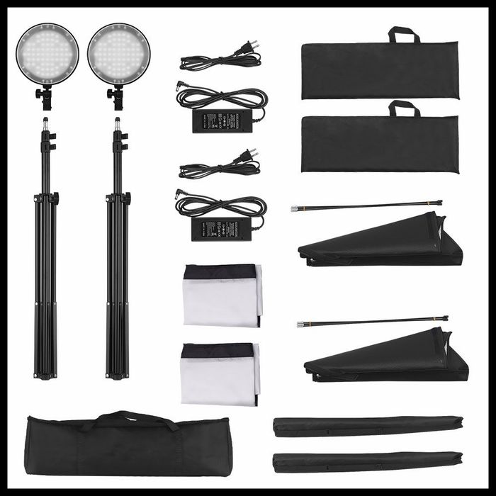 Софтбокс. 2бр. ДИОДНИ панели. Осветление за фото/видео. Продукти. Влог