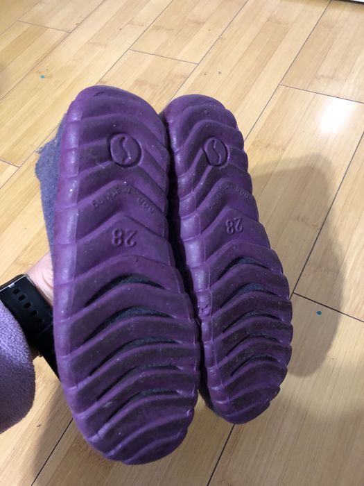 Papuci lana copii Superfit 16cm