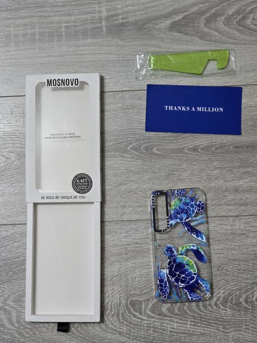 Carcasă MOSNOVO Samsung Galaxy S24 Plus – Transparentă, Țestoase