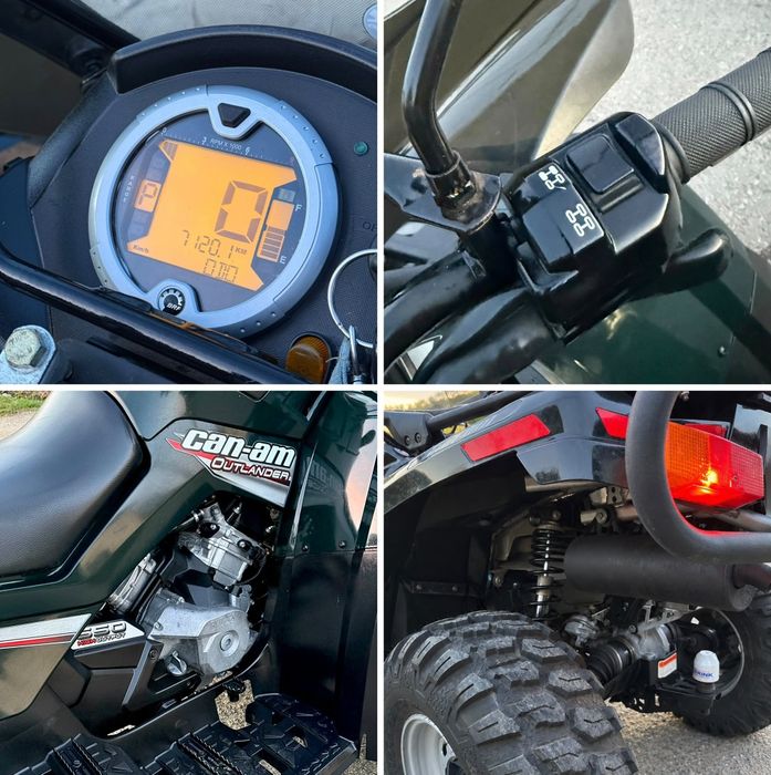 Atv Can Am Outlander Max 650cc R 4x4  / Limited Edition / LONG / 7120 km / Impecabil / Recent adus ! (Bombardier)